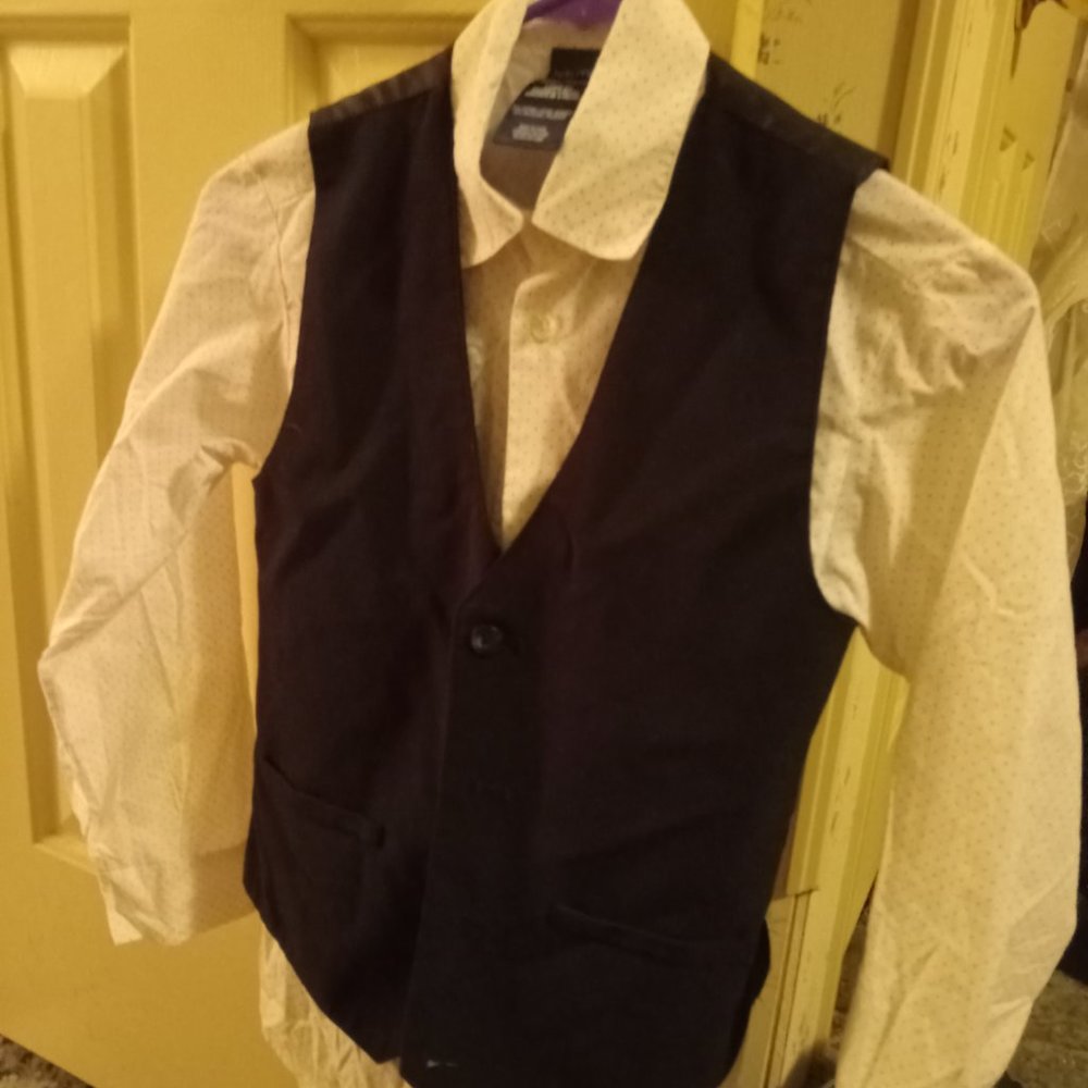Nautical 4 piece Boys Suit - Picture 2 of 2
